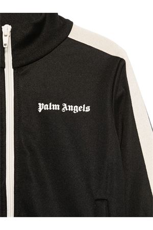 felpa con zip nera PALM ANGELS KIDS | PGBD002S26FAB001110